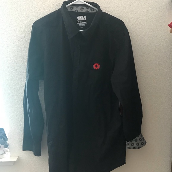 star wars mens dress shirt